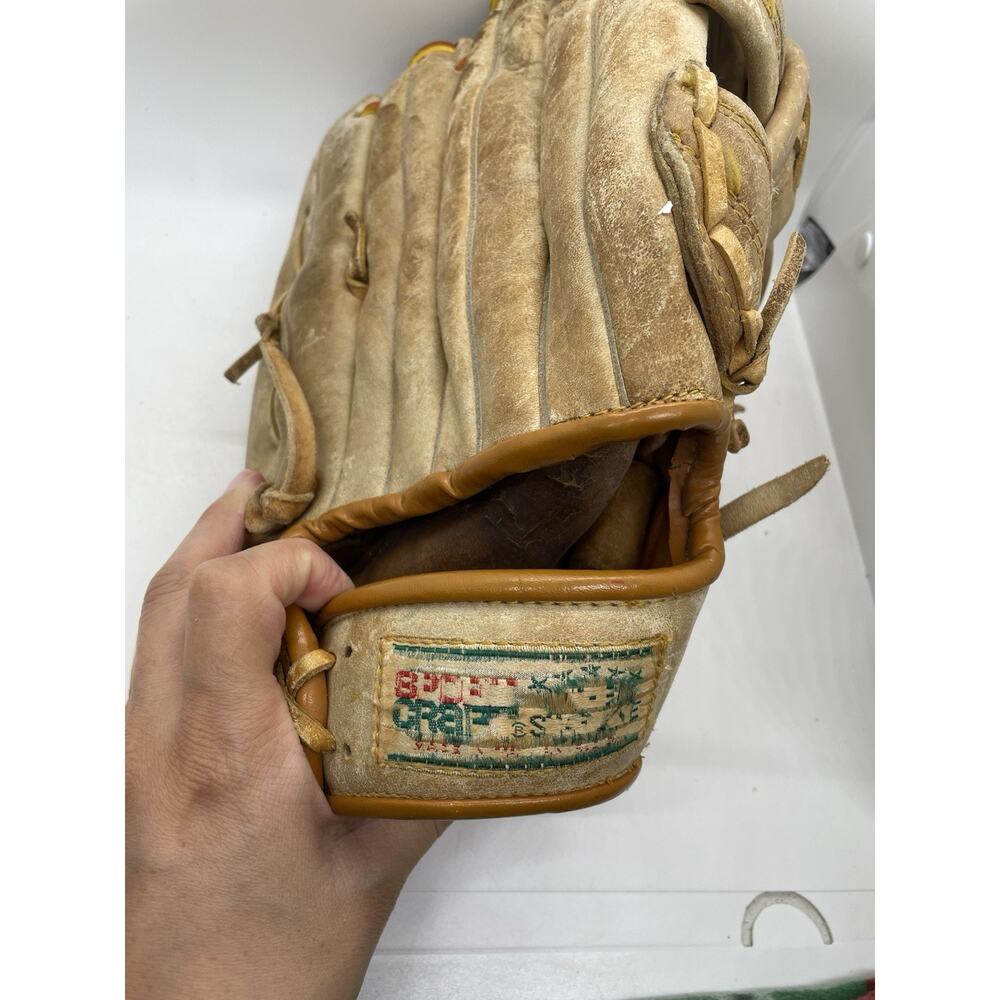 SportCraft Baseball Glove VINTAGE StarLine 06546 Leather RHT Professional Model